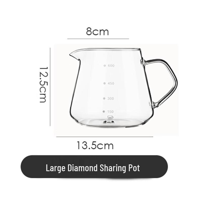 Shangqi 600ml Glass Pour-Over Coffee Maker
Shangqi 600ml Glass Pour-Over Coffee Maker