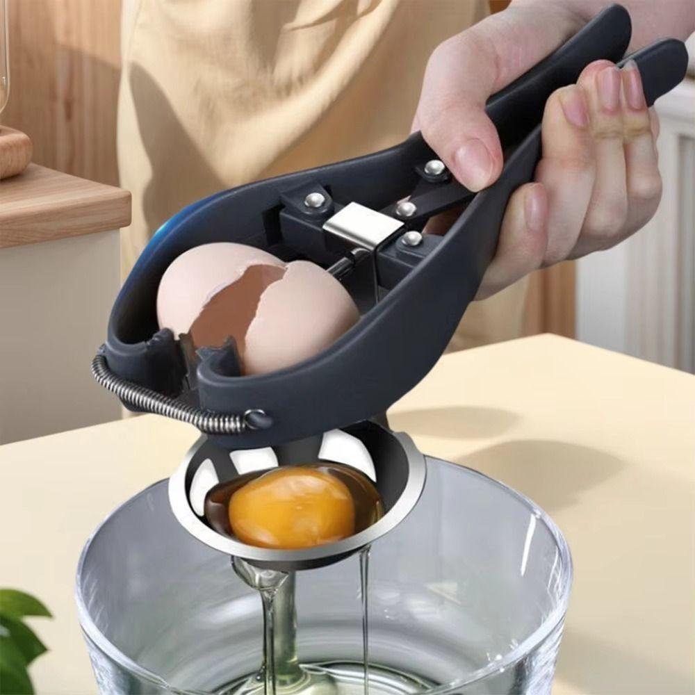3 in 1 Egg Opener 304 Stainless Steel Egg Stripper Effortless Egg Separator Kitchen Gadget no egg white separator