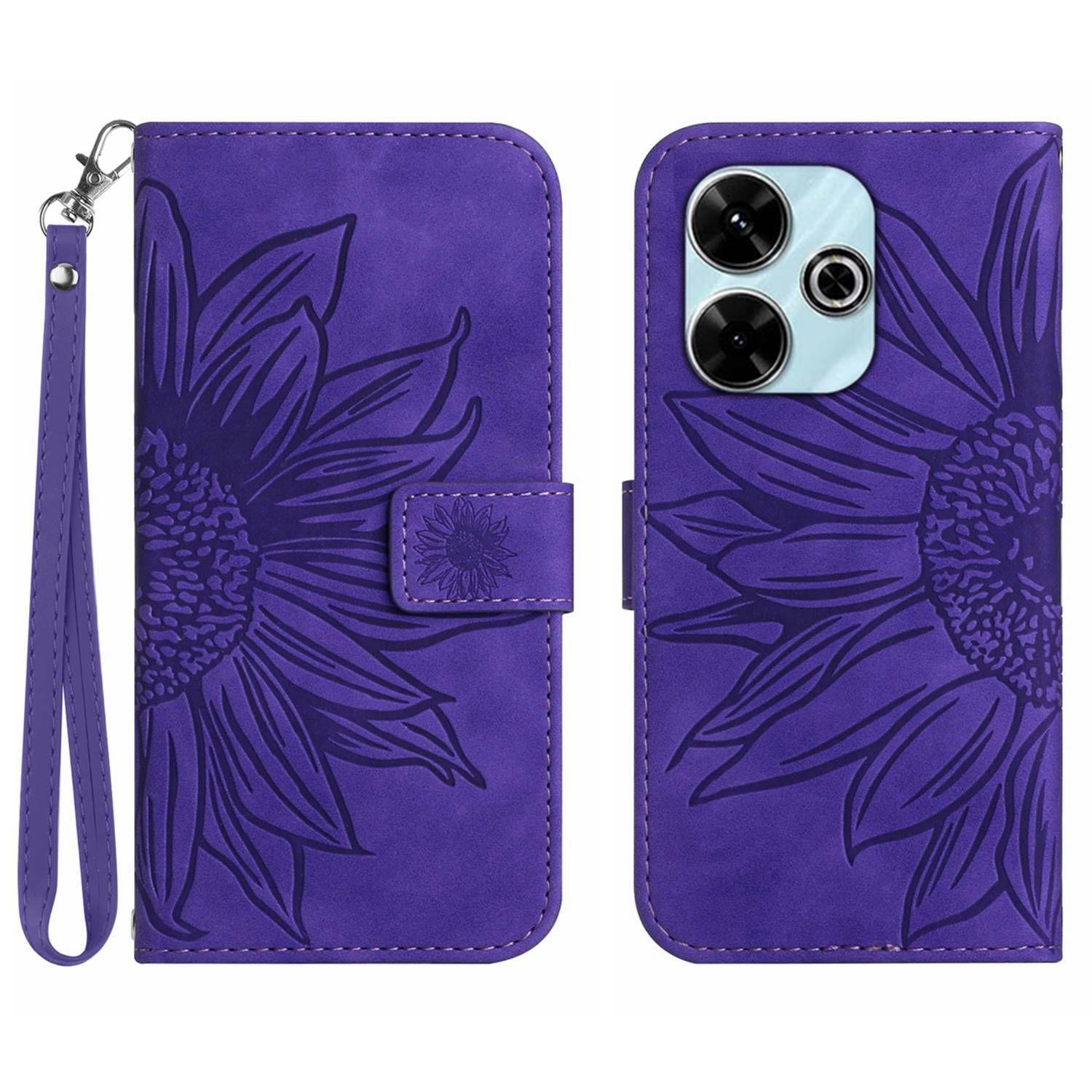 HT04 Для Xiaomi Redmi 13 5G/13 4G Чехол Сумка из ПУ кожи Чехол для телефона Подсолнух Dark Purple
HT04 Для Xiaomi Redmi 13 5G/13 4G Чехол Сумка из ПУ кожи Чехол для телефона Подсолнух Dark Purple