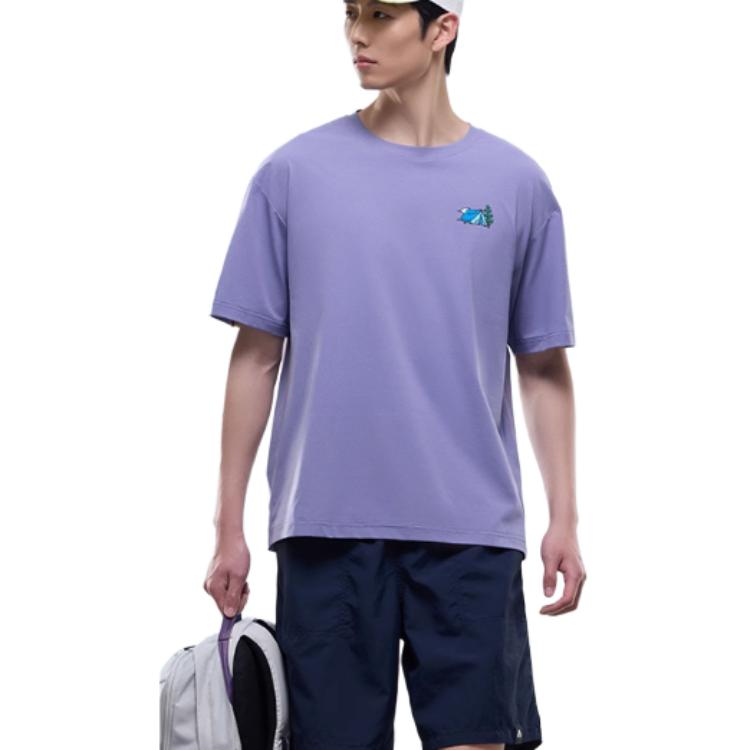 Anta Outdoor Series Sport Casual Simple Solid Color Round Neck Pullover Loose Short Sleeve T-Shirt Men T-Shirts Twilight-Purple 952526102-5 S
Anta Outdoor Series Sport Casual Simple Solid Color Round Neck Pullover Loose Short Sleeve T-Shirt Men T-Shirts Twilight-Purple 952526102-5 S