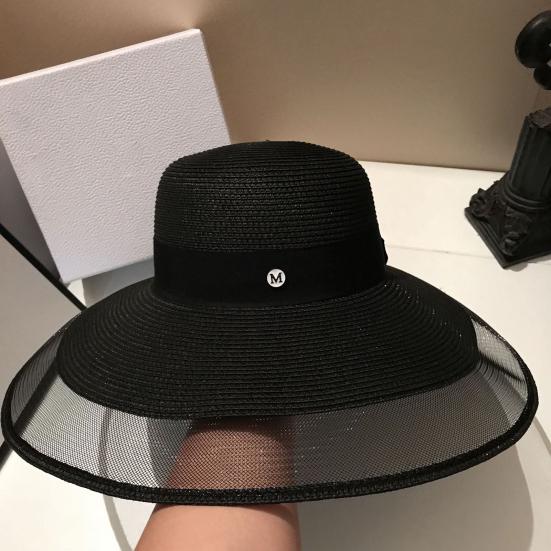 Women Beach Hat Wide Mesh Brim Breathable Versatile Sunshade Hat Outdoor Travel Cycling Straw Hat Beach Accessory чорний
Women Beach Hat Wide Mesh Brim Breathable Versatile Sunshade Hat Outdoor Travel Cycling Straw Hat Beach Accessory чорний