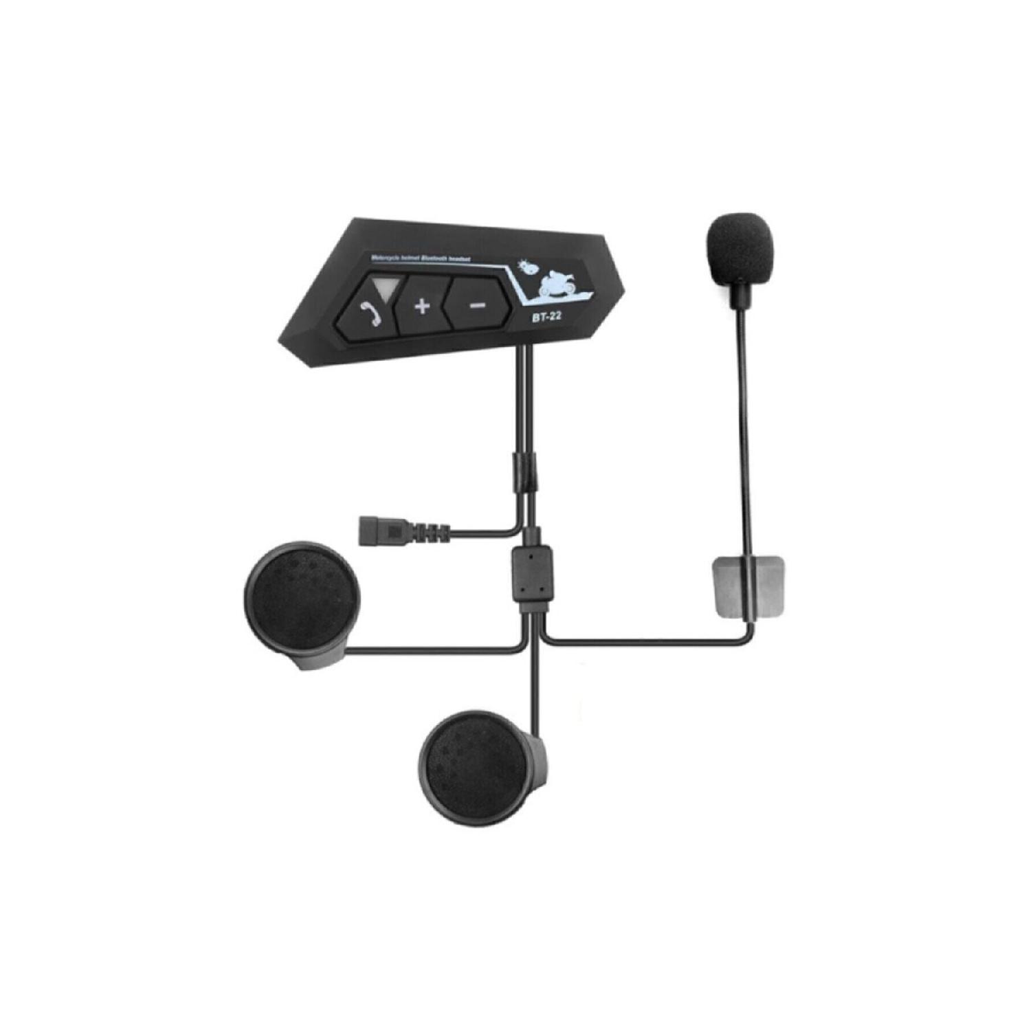 Bt22 Гарнитура для шлема Bluetooth-гарнитура для мотоцикла 5.0 Bluetooth-гарнитура для внутренней связи для мотоцикла чёрный
Bt22 Гарнитура для шлема Bluetooth-гарнитура для мотоцикла 5.0 Bluetooth-гарнитура для внутренней связи для мотоцикла чёрный