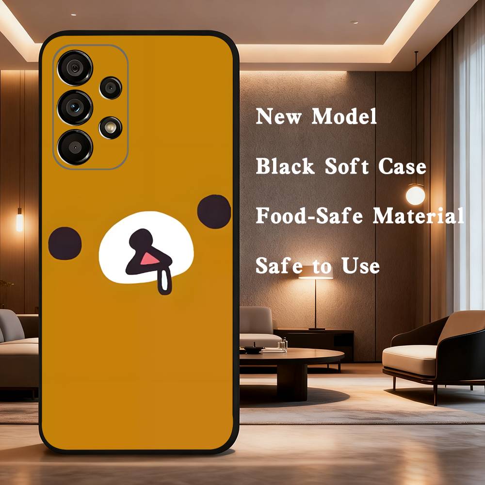 Cartoon Cute Rilakkuma Case For Samsung Galaxy A73,72,41,J7,22,Note,31,8,9,52,71,53,32,Soft Black Silicone Cover SamsungA13 5G
Cartoon Cute Rilakkuma Case For Samsung Galaxy A73,72,41,J7,22,Note,31,8,9,52,71,53,32,Soft Black Silicone Cover SamsungA13 5G