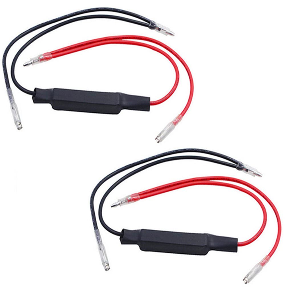 YFFSFDC Bike Motorcycle LED Turn Signal Resistor 12V10W High Flash Prevention Resistance Canceller Decoder General Purpose Pack of 2
YFFSFDC Bike Motorcycle LED Turn Signal Resistor 12V10W High Flash Prevention Resistance Canceller Decoder General Purpose Pack of 2