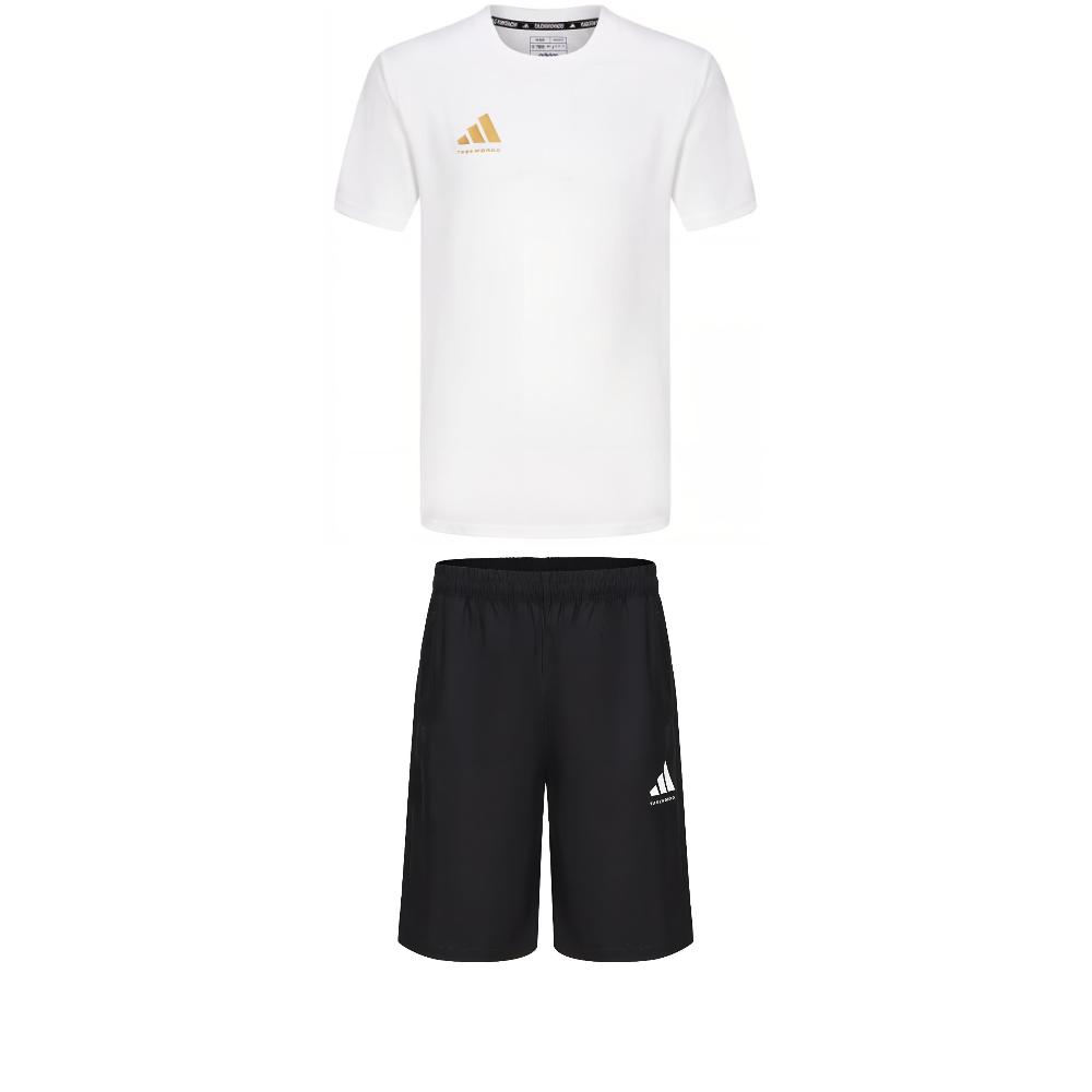 Adidas Taekwondo Round Neck Pullover Simple Short Sleeve T-Shirt Breathable Fashion Lace-Up Shorts Casual Sports Suit ADICLTS24CTKP-WG+S21ATMSH3T-BW L
Adidas Taekwondo Round Neck Pullover Simple Short Sleeve T-Shirt Breathable Fashion Lace-Up Shorts Casual Sports Suit ADICLTS24CTKP-WG+S21ATMSH3T-BW L