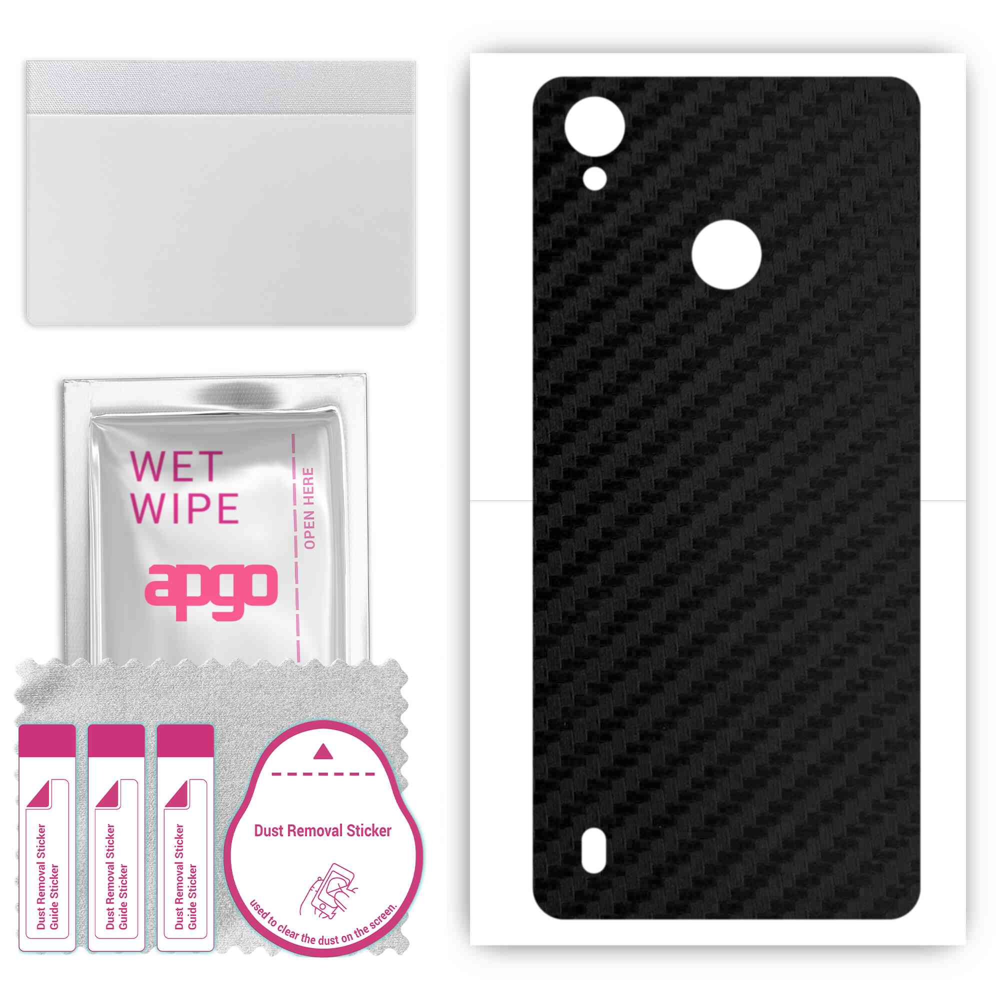 apgo Protective Skin Sticker for the back compatible with ZTE Blade A7 Vita, Wrap Film, Foil, Vinyl - Pattern Carbon Black
apgo Protective Skin Sticker for the back compatible with ZTE Blade A7 Vita, Wrap Film, Foil, Vinyl - Pattern Carbon Black