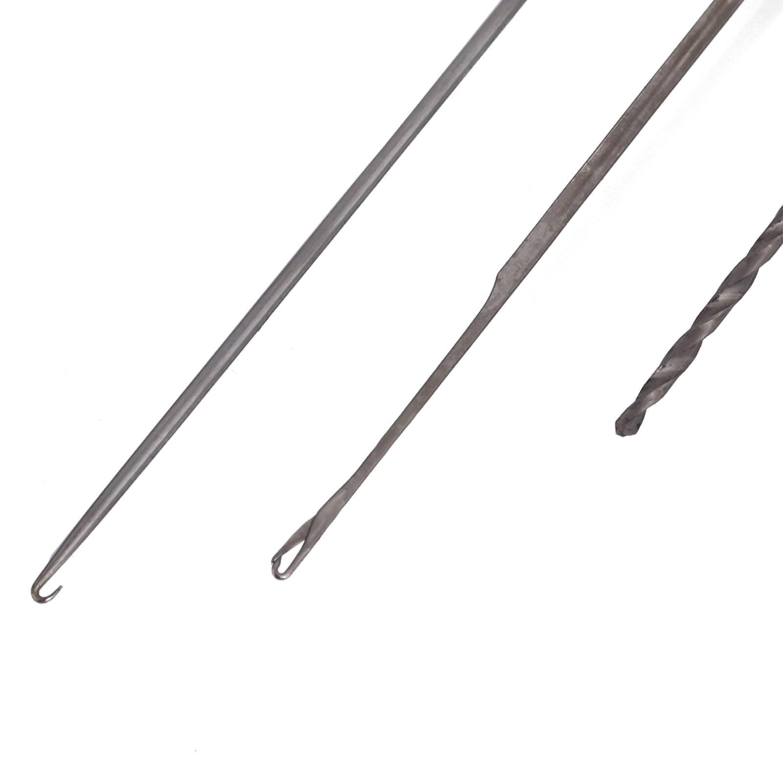 High Carbon Steel 3 in 1 Fishing Bait Needle Tool Set Drilling Hook Needle For Making Rigs
High Carbon Steel 3 in 1 Fishing Bait Needle Tool Set Drilling Hook Needle For Making Rigs