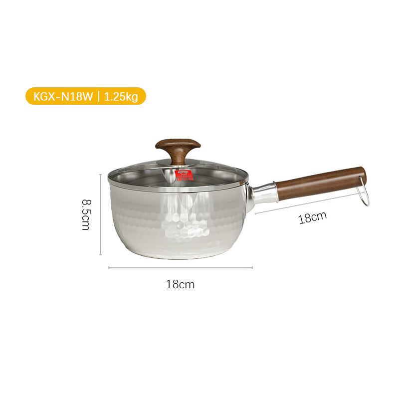 Kangbah 316L Stainless Steel Yukihira Pot
Kangbah 316L Stainless Steel Yukihira Pot