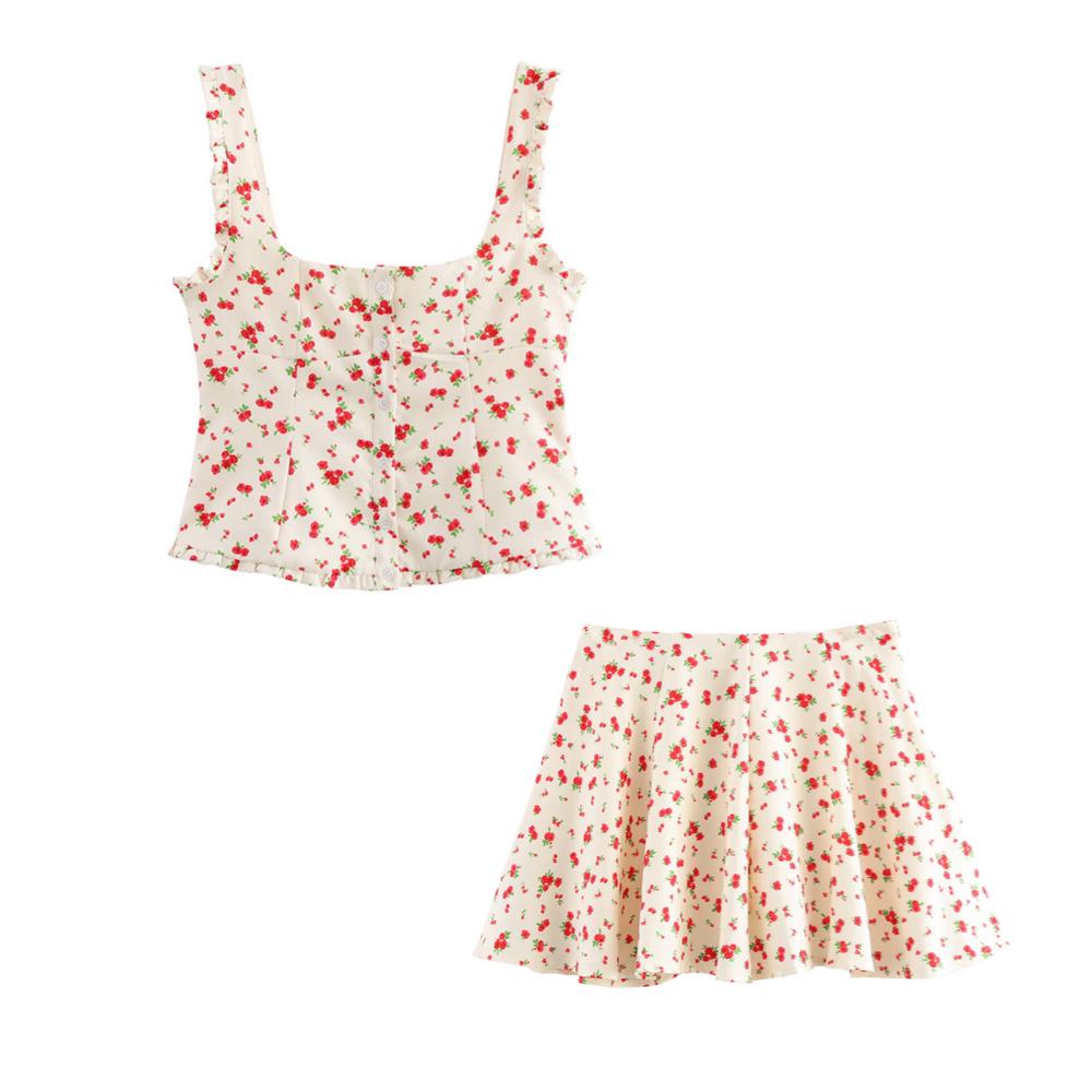 2025 Spring Women s Floral Print Stretch Tank & Pleated Mini Skirt Set Extra Small белый
2025 Spring Women s Floral Print Stretch Tank & Pleated Mini Skirt Set Extra Small белый