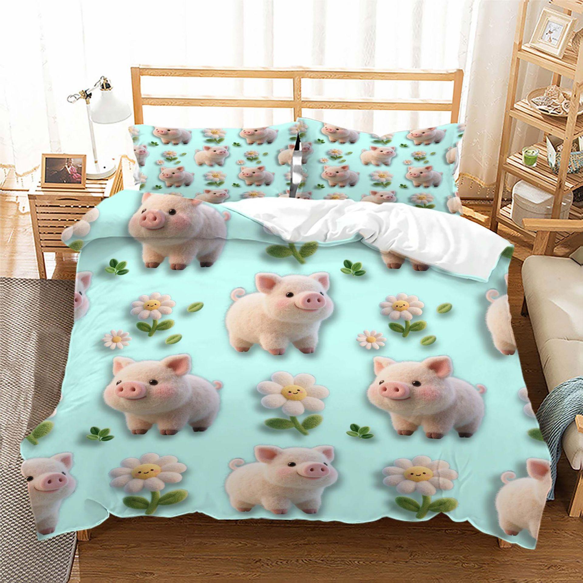 Cartoon Three-Dimensional Series Digital Printing Three-Piece Bedding Kit Bedding Kit 90*190
Cartoon Three-Dimensional Series Digital Printing Three-Piece Bedding Kit Bedding Kit 90*190