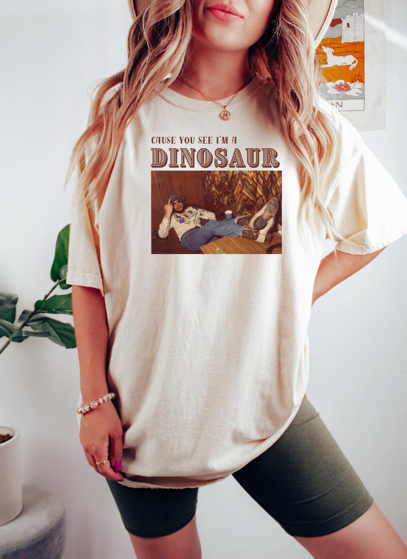 Cause You See I ma Dinosaur Unisex T-Shirt, Western Southern Boho Hippie Unisex T-Shirt XXXL
Cause You See I ma Dinosaur Unisex T-Shirt, Western Southern Boho Hippie Unisex T-Shirt XXXL