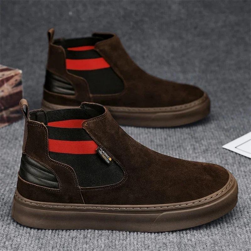 Модные мужские винтажные короткие ботинки челси в британском стиле, легкие нескользящие туфли на плоской подошве, повседневная обувь для спорта на открытом воздухе 2024 44 кофейный
Модные мужские винтажные короткие ботинки челси в британском стиле, легкие нескользящие туфли на плоской подошве, повседневная обувь для спорта на открытом воздухе 2024 44 кофейный