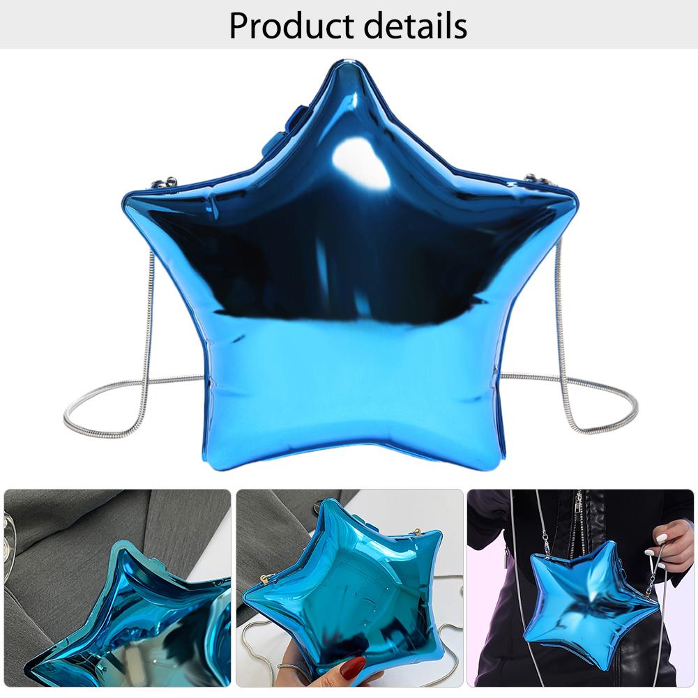 Creative Acrylic Clutch Purse with Chain Strap Star Shape Unique Handbag Shoulder Bag Trendy Crossbody Bag for Women
Creative Acrylic Clutch Purse with Chain Strap Star Shape Unique Handbag Shoulder Bag Trendy Crossbody Bag for Women