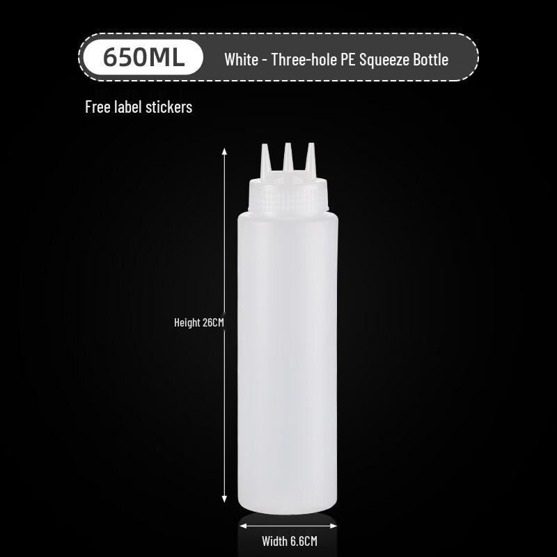 ZISIZ Plastic Squeeze Sauce Bottle
ZISIZ Plastic Squeeze Sauce Bottle