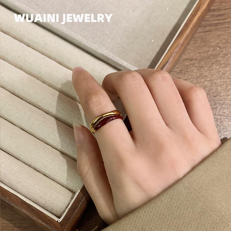 Elegant Bamboo Double Layer Titanium Steel Ring - Non-Fading, Cold Style Design US 6 | HK 13 | Circumference 52
Elegant Bamboo Double Layer Titanium Steel Ring - Non-Fading, Cold Style Design US 6 | HK 13 | Circumference 52