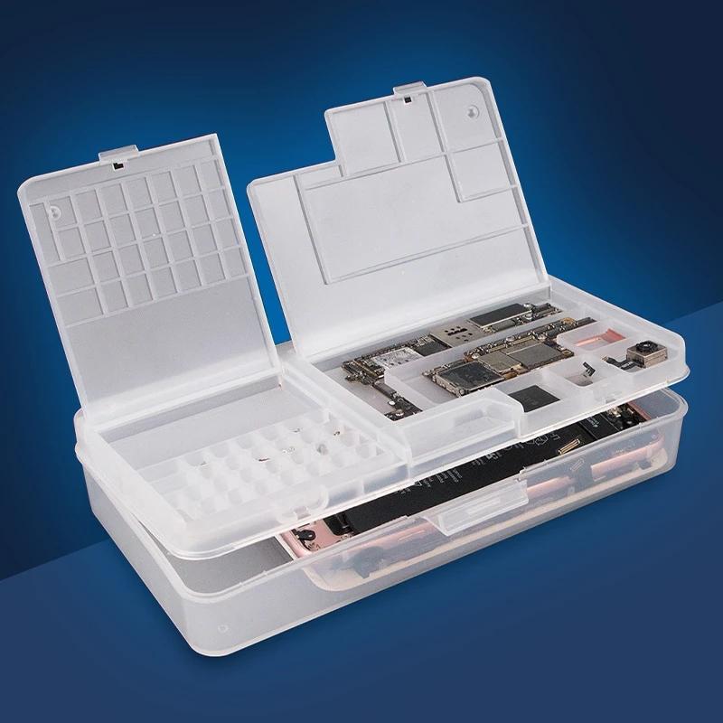 SUNSHINE SS-001A Mobile Phone Repair Multi-Function Storage Box LCD Screen Mainboard IC Parts Repair Multi-function Storage Box
SUNSHINE SS-001A Mobile Phone Repair Multi-Function Storage Box LCD Screen Mainboard IC Parts Repair Multi-function Storage Box