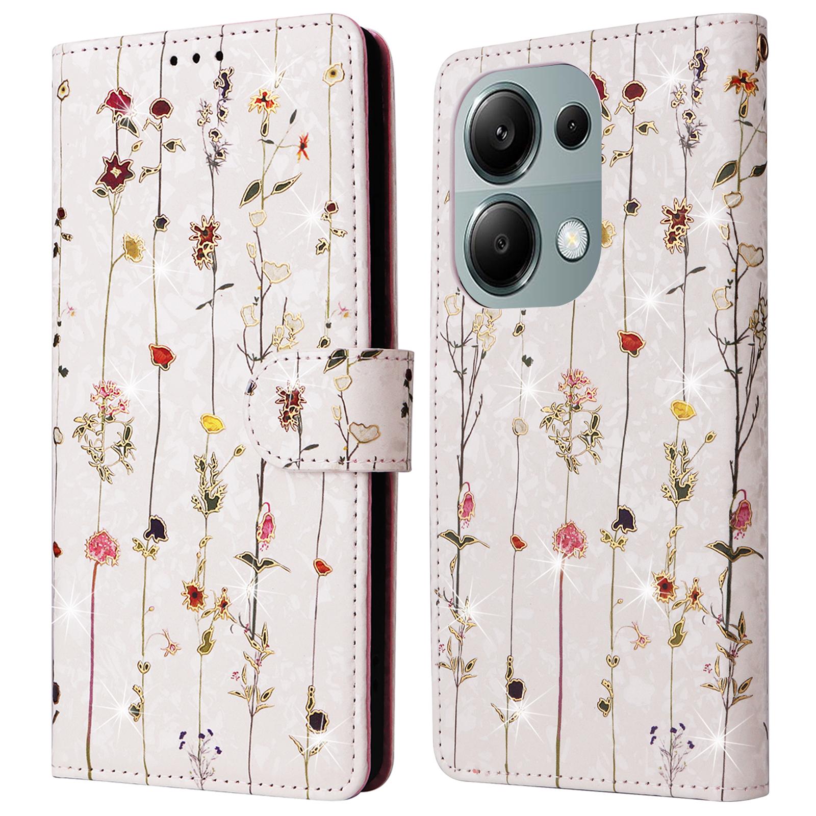 For Xiaomi Redmi Note 13 Pro 4G/Poco M6 Pro 4G Phone Case RFID Blocking Wallet Leather Cover Small Flower
For Xiaomi Redmi Note 13 Pro 4G/Poco M6 Pro 4G Phone Case RFID Blocking Wallet Leather Cover Small Flower