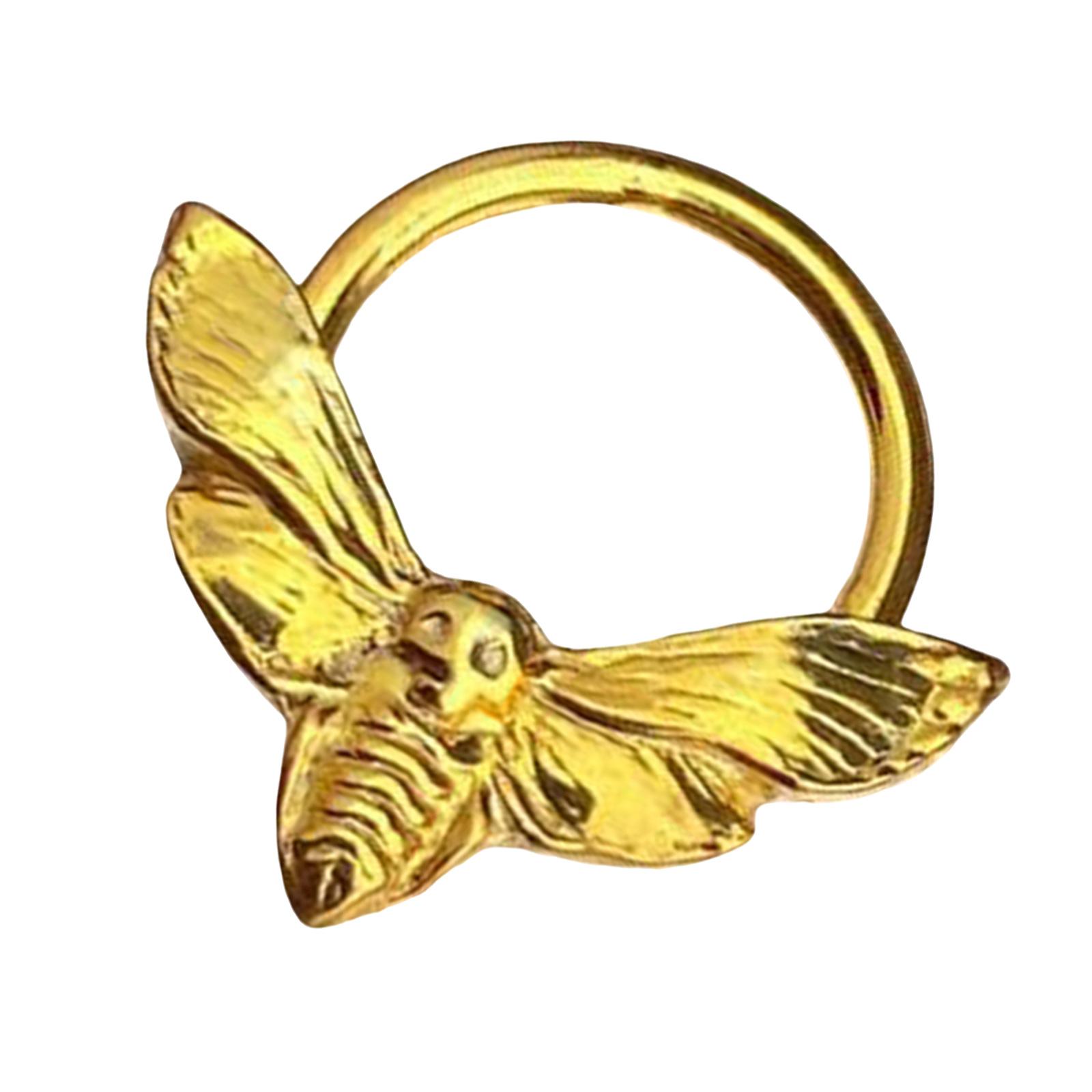 Стильные кольца для носа в виде черепа моли, прочные сплавы, удобная одежда для повседневных нарядов и украшения музыкальных фестивалей золотой
Стильные кольца для носа в виде черепа моли, прочные сплавы, удобная одежда для повседневных нарядов и украшения музыкальных фестивалей золотой