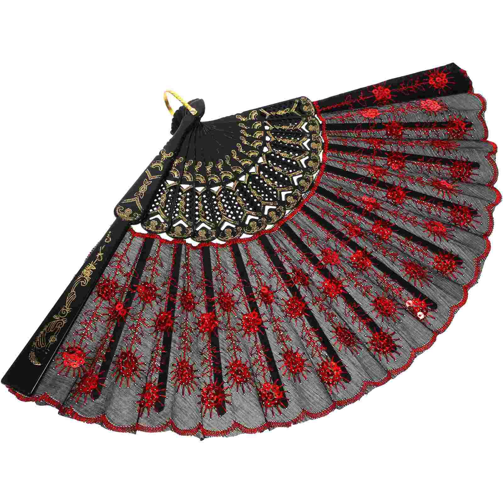 Fan Folding Dancing Fans Hand for Women Sequin Manual Sequins Red Foldable Miss Other червоний
Fan Folding Dancing Fans Hand for Women Sequin Manual Sequins Red Foldable Miss Other червоний