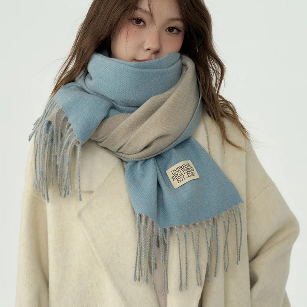 Solid Color Double-Side Cashmere Winter Women Scarf Korea Style Warm Shawl Outdoor Neckerchief Pashmina Tassel Lady
Solid Color Double-Side Cashmere Winter Women Scarf Korea Style Warm Shawl Outdoor Neckerchief Pashmina Tassel Lady