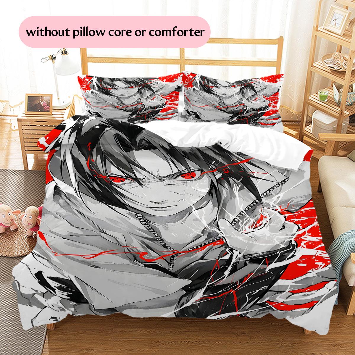 Sasuke Pattern Bedding Home Decoration Birthday Gift (1 * duvet cover + 2 * pillowcase, without core) 135x200cm
Sasuke Pattern Bedding Home Decoration Birthday Gift (1 * duvet cover + 2 * pillowcase, without core) 135x200cm