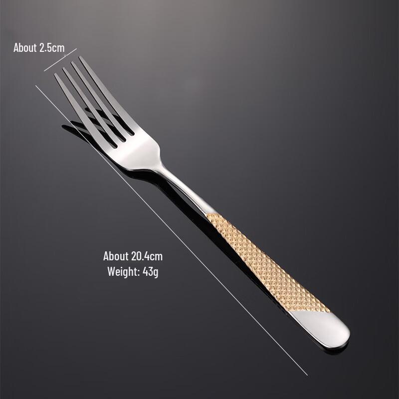 Qianxing Star Diamond Series Gold-Plated Dinner Fork
Qianxing Star Diamond Series Gold-Plated Dinner Fork