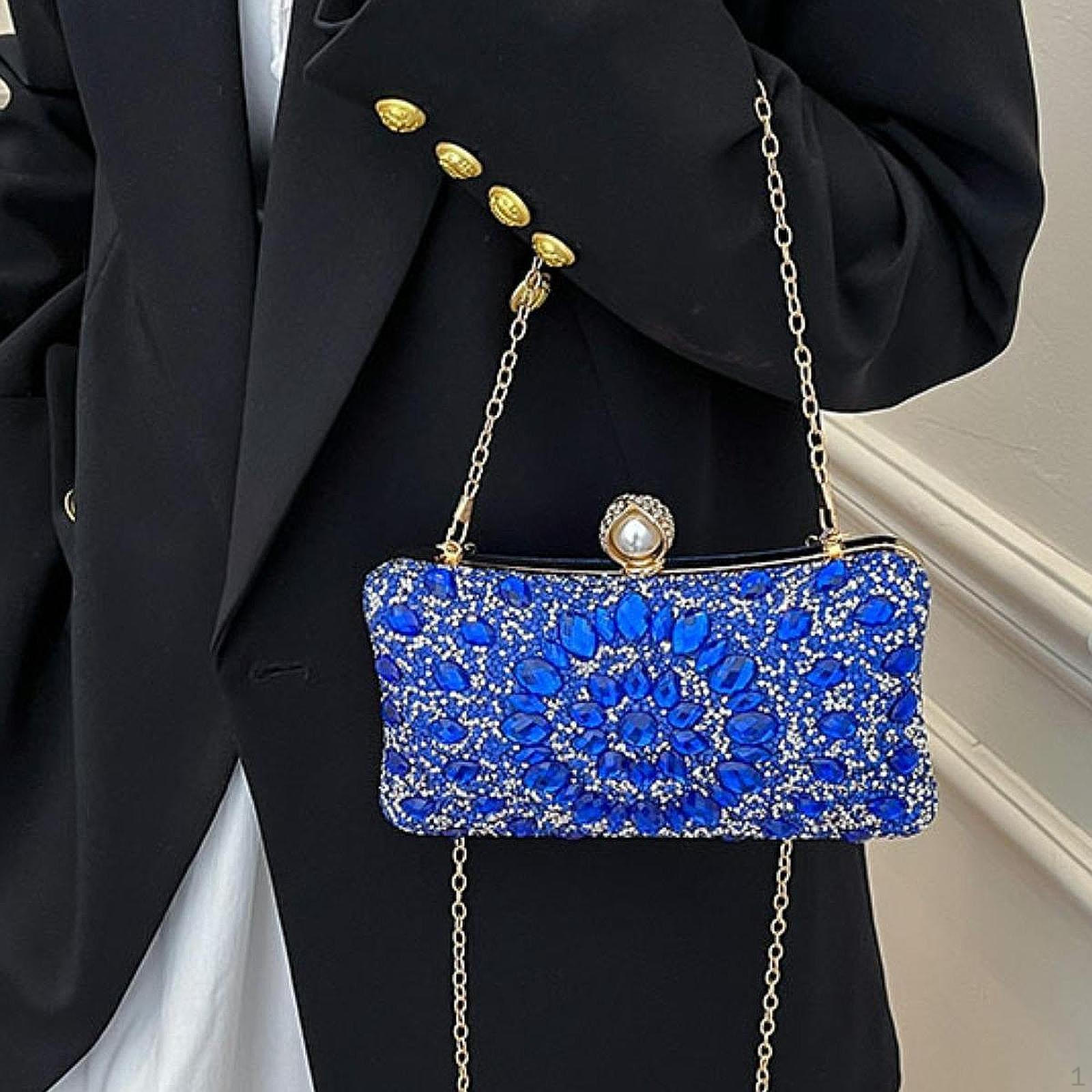 Элегантный клатч со стразами на цепочке для помолвки, выпускного вечера, свиданий синий
Элегантный клатч со стразами на цепочке для помолвки, выпускного вечера, свиданий синий