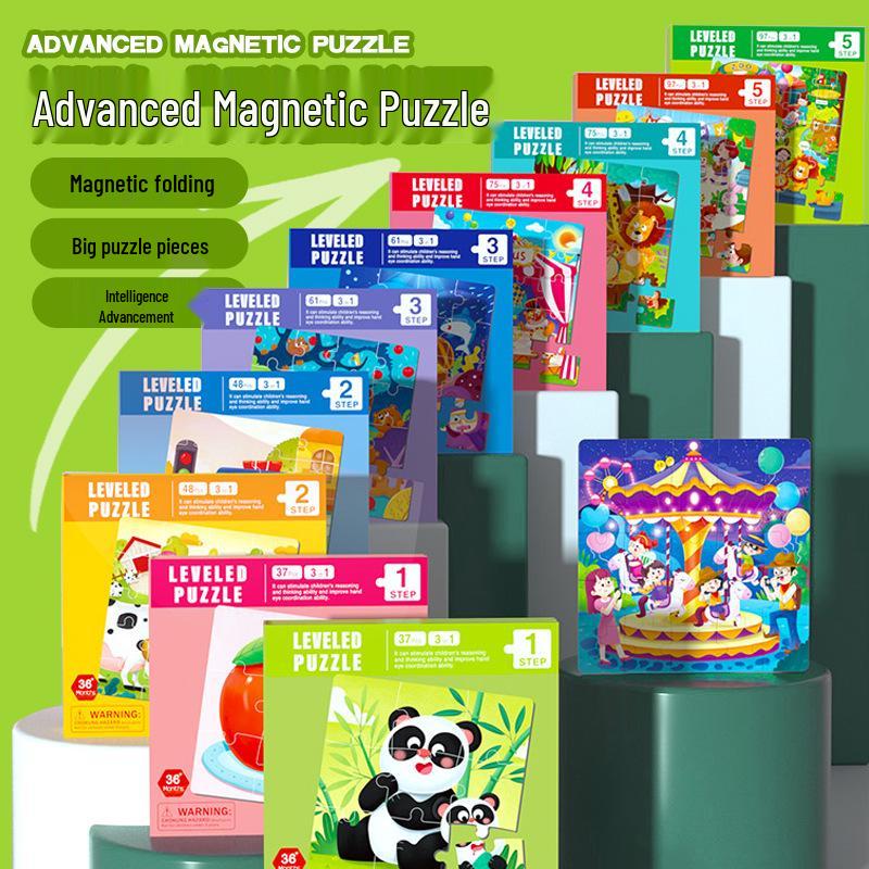 Cross-Border Children s Advanced Magnetic Puzzle Book: Animals & Transportation (Levels 1-6)
Cross-Border Children s Advanced Magnetic Puzzle Book: Animals & Transportation (Levels 1-6)