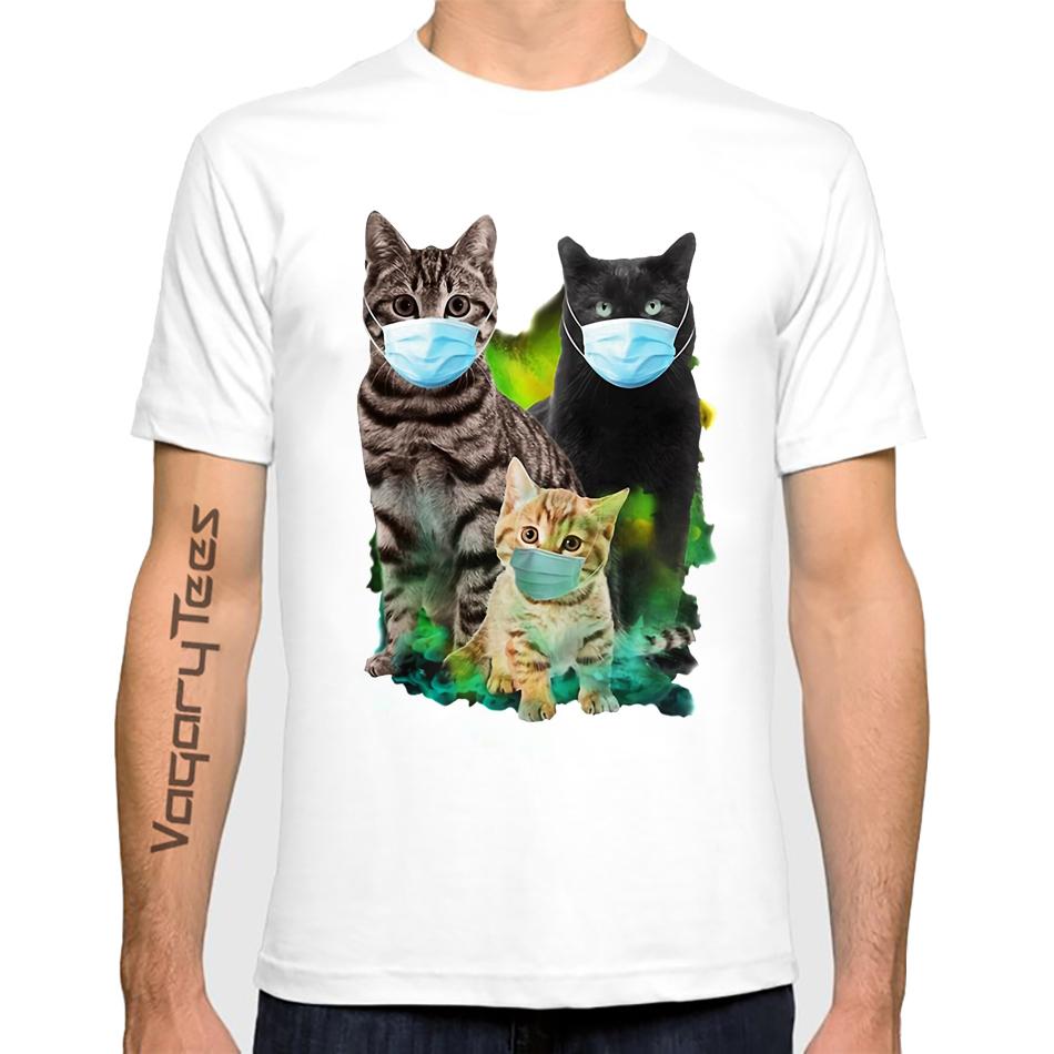 Three Cats Wearing Mask Quarantine Men TShirt Masked Cat Printed Funny Tshirts Essential Tee Short Sleeve Casual t shirts 4XL
Three Cats Wearing Mask Quarantine Men TShirt Masked Cat Printed Funny Tshirts Essential Tee Short Sleeve Casual t shirts 4XL