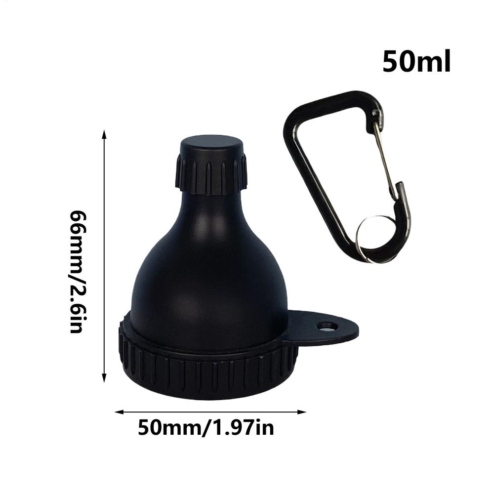 50ml Protein Powder Funnel with Carabiner - Moistureproof Portable Supplement Container for Travel, Gym, Outdoor, Camping, Beach чорний
50ml Protein Powder Funnel with Carabiner - Moistureproof Portable Supplement Container for Travel, Gym, Outdoor, Camping, Beach чорний