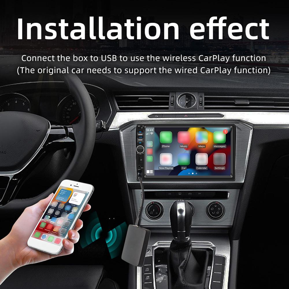 Проводной к беспроводной автомобильной приставке CarPlay. Проводной к беспроводному автомобильному адаптеру Android Auto Universal.
Проводной к беспроводной автомобильной приставке CarPlay. Проводной к беспроводному автомобильному адаптеру Android Auto Universal.
