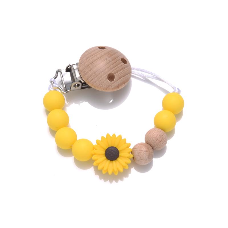 Silicone Beaded Soother Chain For Teether Nursing Toys Baby Pacifier Accessory Baby Wooden Dummy Holder Clip Handmade Flowers
Silicone Beaded Soother Chain For Teether Nursing Toys Baby Pacifier Accessory Baby Wooden Dummy Holder Clip Handmade Flowers