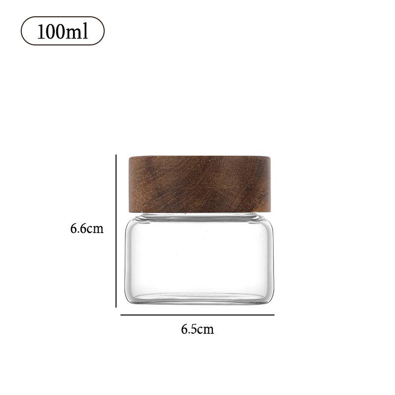 Food Grade Glass Canister with Wood Lid for Coffee, Tea, or Powder Storage - Sealed for Freshness Transparent
Food Grade Glass Canister with Wood Lid for Coffee, Tea, or Powder Storage - Sealed for Freshness Transparent