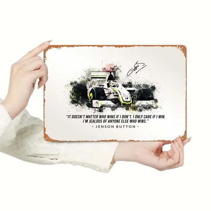Jenson Button 2009 Car Sign Racing Poster Gamer Room Decoration Man Vintage Metal Tin Sign for Wall Art Decoration Interior Home 7.9x11.8In(20x30cm)
Jenson Button 2009 Car Sign Racing Poster Gamer Room Decoration Man Vintage Metal Tin Sign for Wall Art Decoration Interior Home 7.9x11.8In(20x30cm)