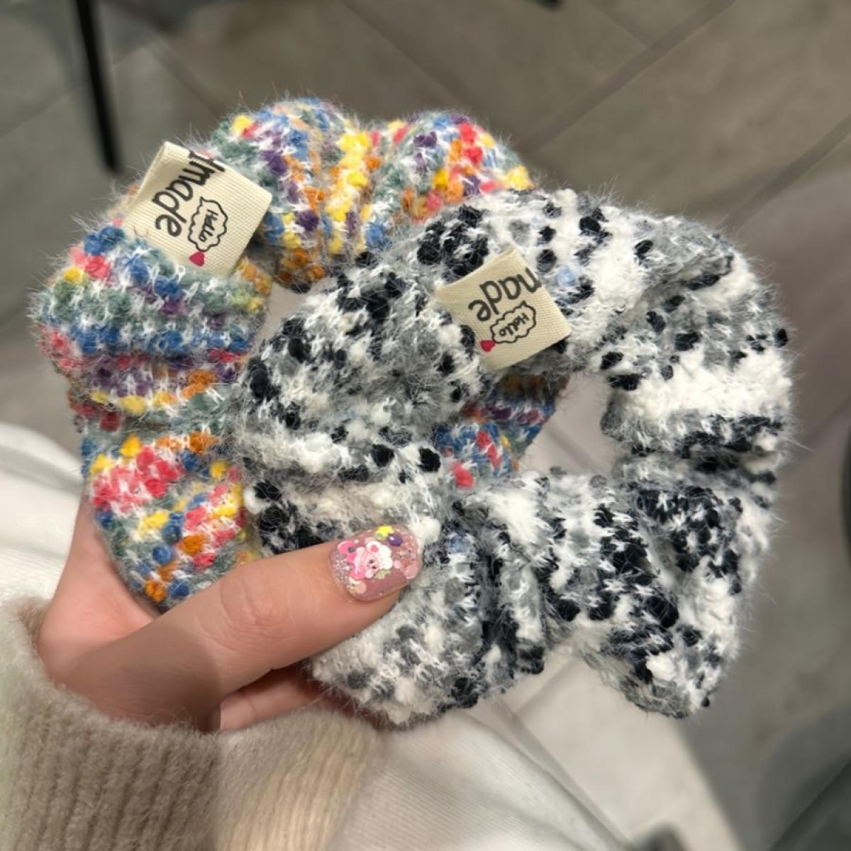 Colorful Small Jelly Bean Plush Large Intestine Scrunchie Women Superior Sense Large Hairy Hair Tie Korean Hair Accessories
Colorful Small Jelly Bean Plush Large Intestine Scrunchie Women Superior Sense Large Hairy Hair Tie Korean Hair Accessories