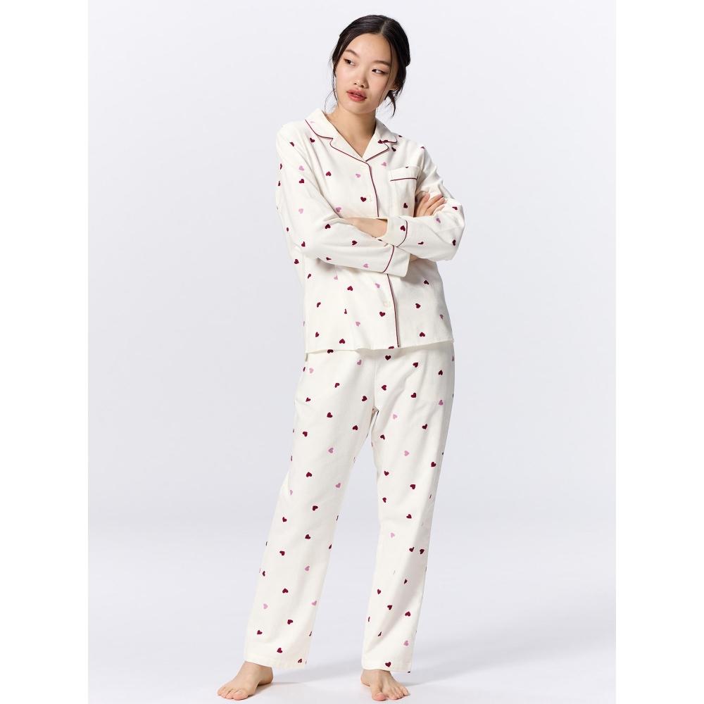 GU by Uniqlo Фланелевая пижама с длинным рукавом и длинными штанами в форме сердца 01 OFF WHITE/M
GU by Uniqlo Фланелевая пижама с длинным рукавом и длинными штанами в форме сердца 01 OFF WHITE/M