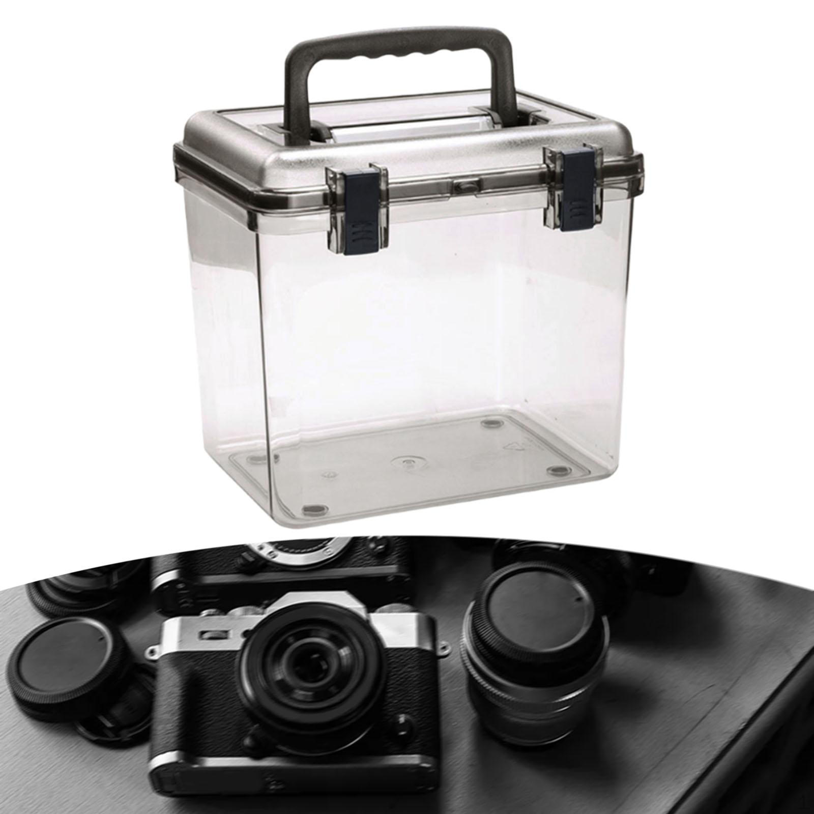 Защитный чехол для камеры, герметичный контейнер для аксессуаров с ручкой, практичная многофункциональная крышка Transparent
Защитный чехол для камеры, герметичный контейнер для аксессуаров с ручкой, практичная многофункциональная крышка Transparent