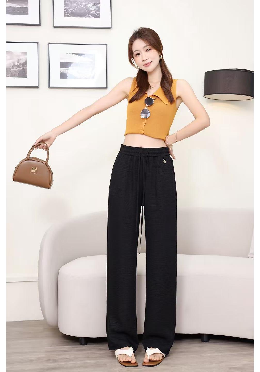 2026 Women s Summer Tencel Stretchy Straight-Leg Casual Pants for Middle-Aged Mothers XXL (140-155 lbs) чорний
2026 Women s Summer Tencel Stretchy Straight-Leg Casual Pants for Middle-Aged Mothers XXL (140-155 lbs) чорний