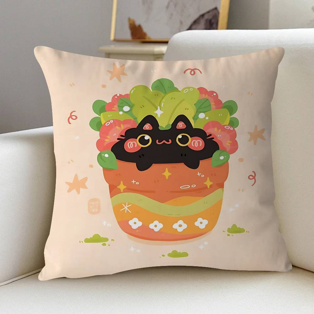 Cats In Plants Cushion Cover Decorative Pillow Sofa Home Decor Case Pillow Cases 12x12Inch
Cats In Plants Cushion Cover Decorative Pillow Sofa Home Decor Case Pillow Cases 12x12Inch