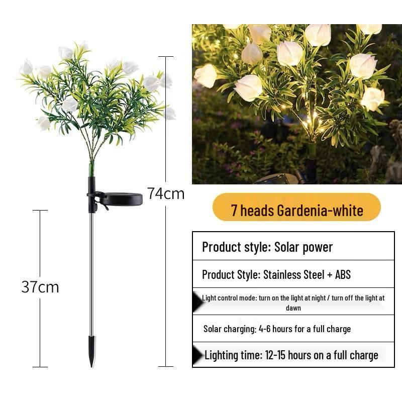 LED Solar Garden Flower Lights – Outdoor Decorative Ground Plug for Balcony & Garden Atmosphere
LED Solar Garden Flower Lights – Outdoor Decorative Ground Plug for Balcony & Garden Atmosphere