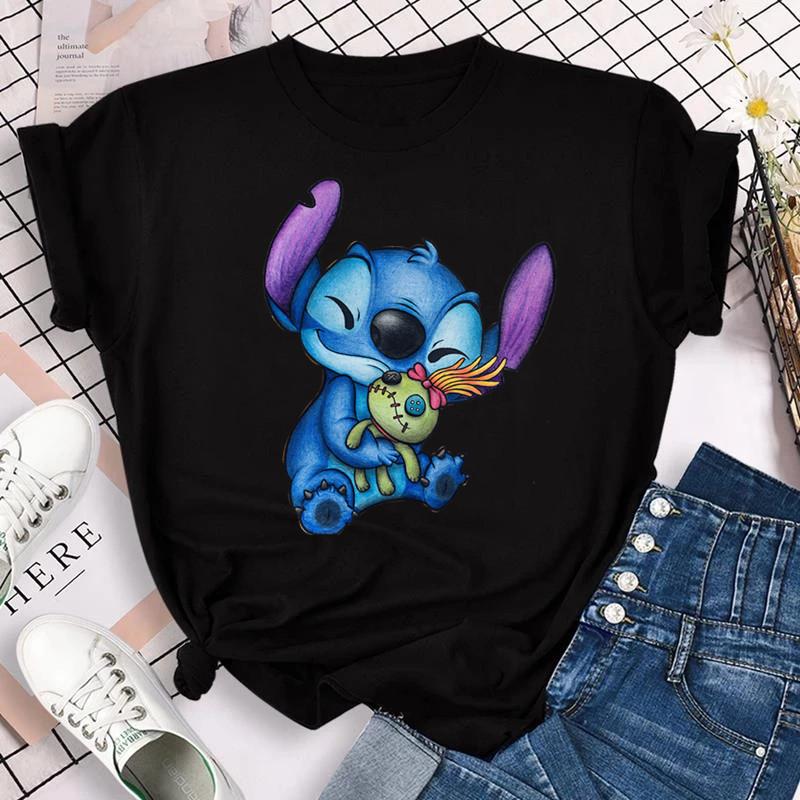 Kawaii Дисней Мультфильм Стежок Футболка Женщины Охана Лило Стежок Графические тройники Летние топы Харадзюку Детская футболка Женская
Kawaii Дисней Мультфильм Стежок Футболка Женщины Охана Лило Стежок Графические тройники Летние топы Харадзюку Детская футболка Женская