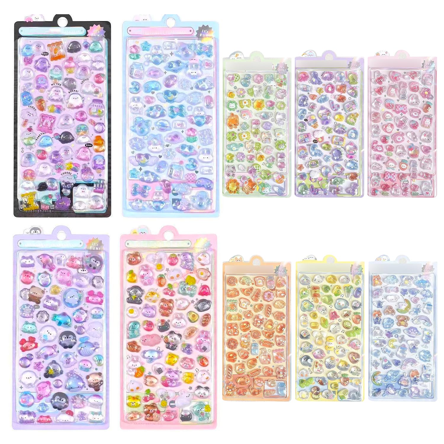 Agture 3D Puffy Cute Stickers Set of 10
Agture 3D Puffy Cute Stickers Set of 10
