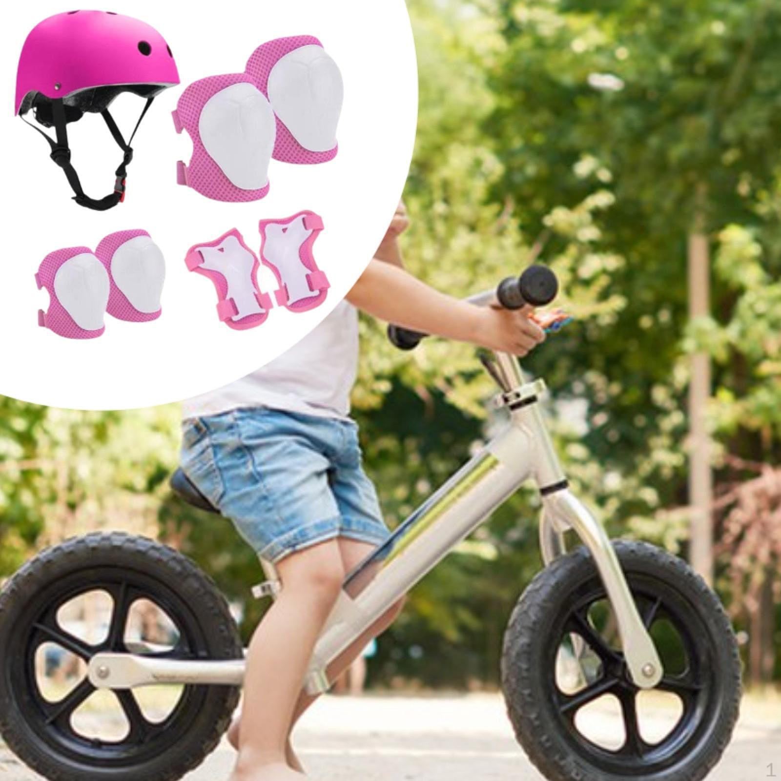 Комплект из 7 детских защитных средств для велоспорта, включая шлем и накладки для катания на роликах розовый
Комплект из 7 детских защитных средств для велоспорта, включая шлем и накладки для катания на роликах розовый