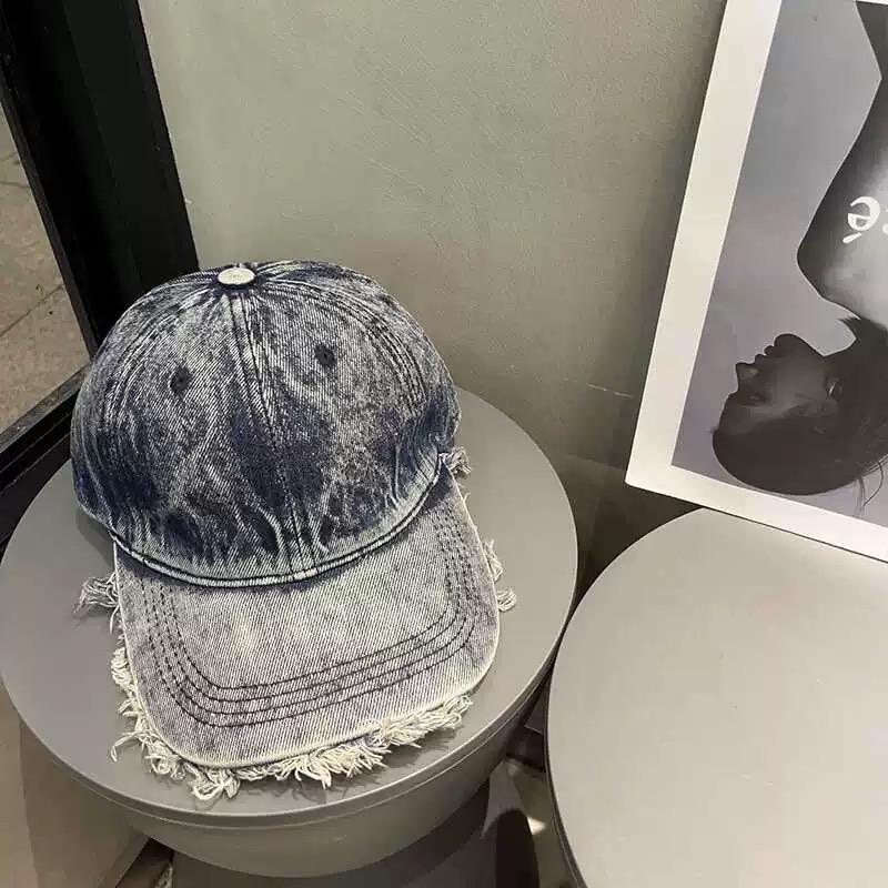Vintage Washed Ripped Tassel Denim Baseball Cap Man Woman Street Casual Hip Hop Punk Distressed Hats One Size синій
Vintage Washed Ripped Tassel Denim Baseball Cap Man Woman Street Casual Hip Hop Punk Distressed Hats One Size синій