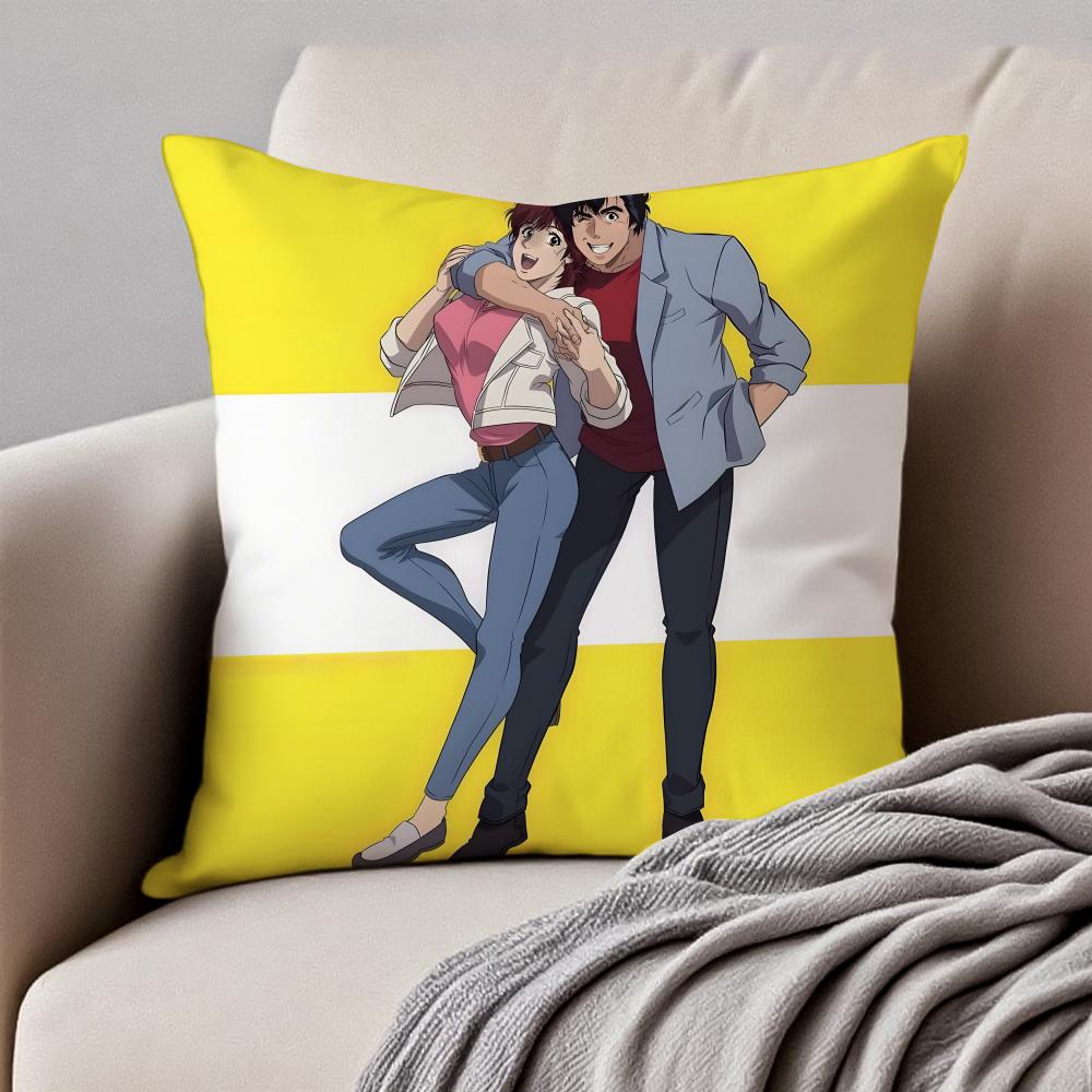 Japanese Manga CCity Hunter Cushion Cover Pillowcase Antidustmite Invisible Zipper Short Plush Sofa Cushion 30X30cm
Japanese Manga CCity Hunter Cushion Cover Pillowcase Antidustmite Invisible Zipper Short Plush Sofa Cushion 30X30cm
