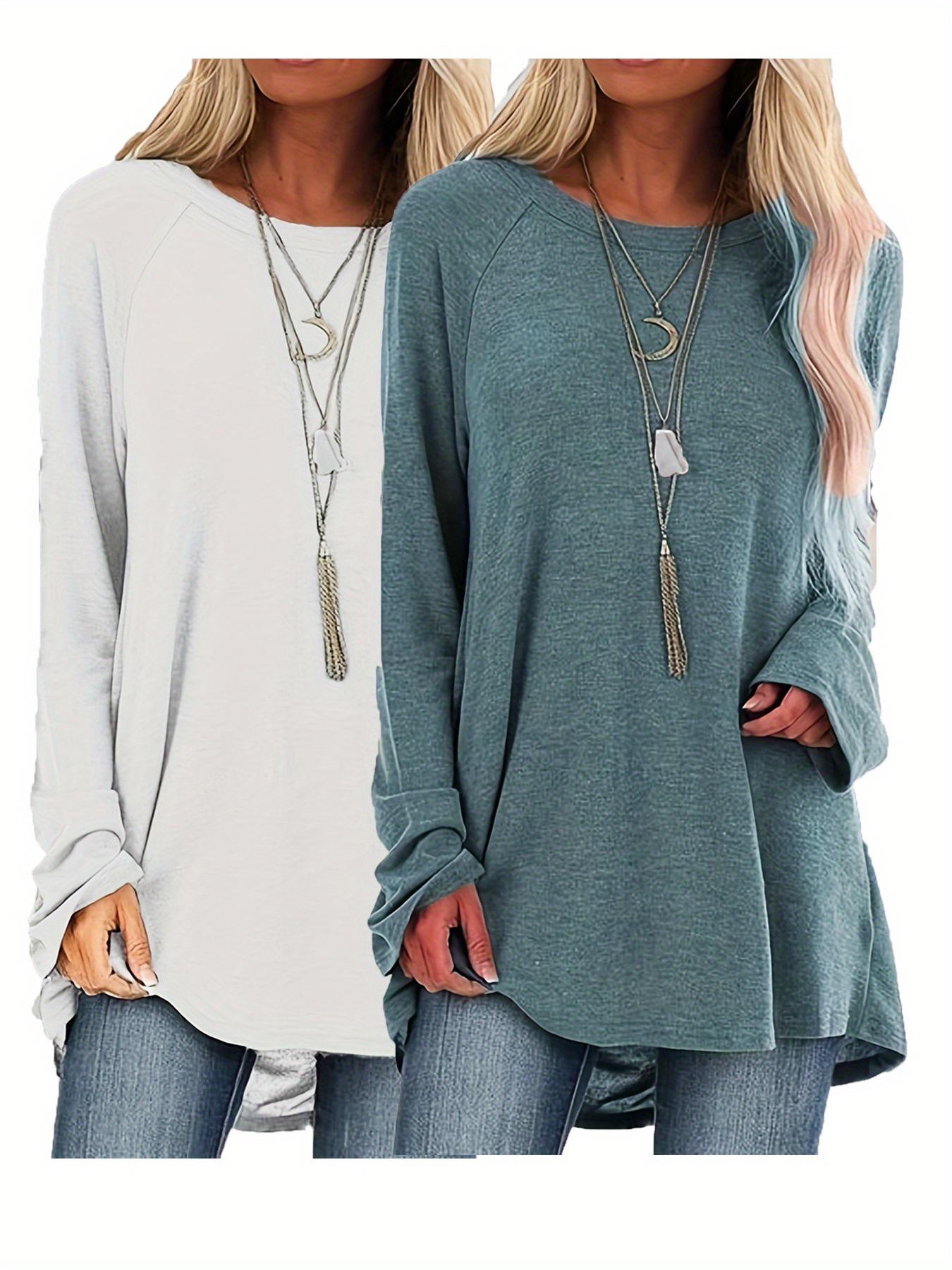 Women s Swallowtail Long Sleeve T-Shirt Set: Round Neck, Hot Style Casual Wear. Small павлин голубой/белый
Women s Swallowtail Long Sleeve T-Shirt Set: Round Neck, Hot Style Casual Wear. Small павлин голубой/белый