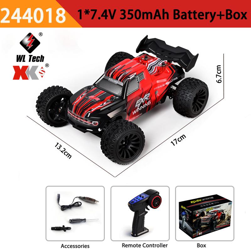 WLtoys 244018 Off-Road Bigfoot RC Racing Car With Full Scale Controller Independent Suspension Gyroscopes 3 Speed Cruise Control
WLtoys 244018 Off-Road Bigfoot RC Racing Car With Full Scale Controller Independent Suspension Gyroscopes 3 Speed Cruise Control