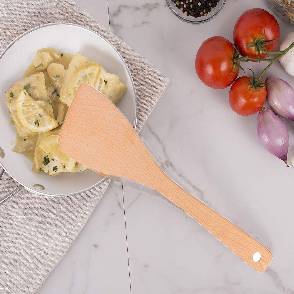 3 шт. деревянная кухонная лопатка с длинной ручкой длиной 12,9 дюйма, кухонная деревянная лопатка для перемешивания
3 шт. деревянная кухонная лопатка с длинной ручкой длиной 12,9 дюйма, кухонная деревянная лопатка для перемешивания