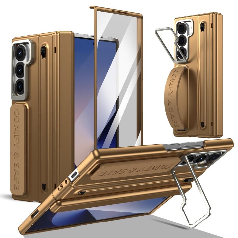 Pen Slot For Samsung Galaxy Z Fold 6 Case Protective Camera Holder Metal Feel Wraist Band and Film Mobile Phone Back Cover Galaxy Z Fold6
Pen Slot For Samsung Galaxy Z Fold 6 Case Protective Camera Holder Metal Feel Wraist Band and Film Mobile Phone Back Cover Galaxy Z Fold6