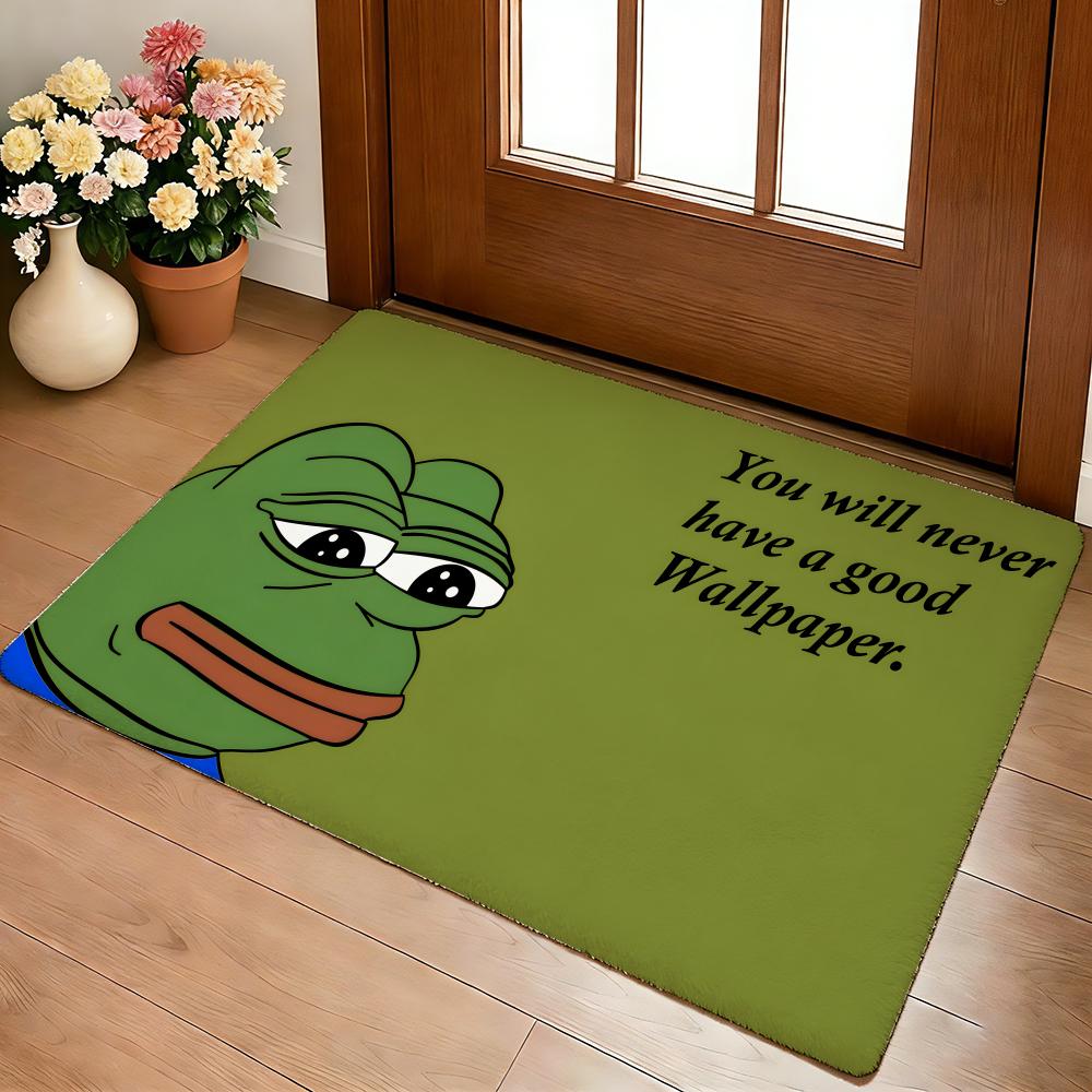 Килимок для підлоги P-Pepe The Frog Затишний Фланелевий М який Товстий Нековзкий Килимок Для Вітальні Спальні Кухні Декор Килими 40x60cm
Килимок для підлоги P-Pepe The Frog Затишний Фланелевий М який Товстий Нековзкий Килимок Для Вітальні Спальні Кухні Декор Килими 40x60cm